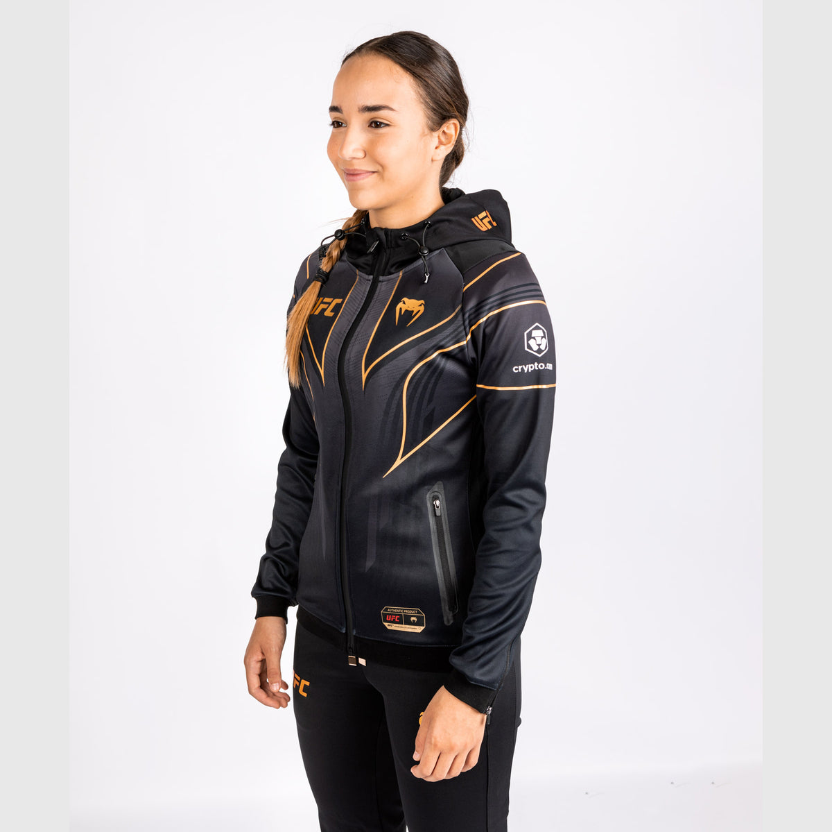 Sweatshirt à Capuche Femme Personnalisé UFC Venum Authentic Fight Night 2.0 - Champion - product-type_Vestes
