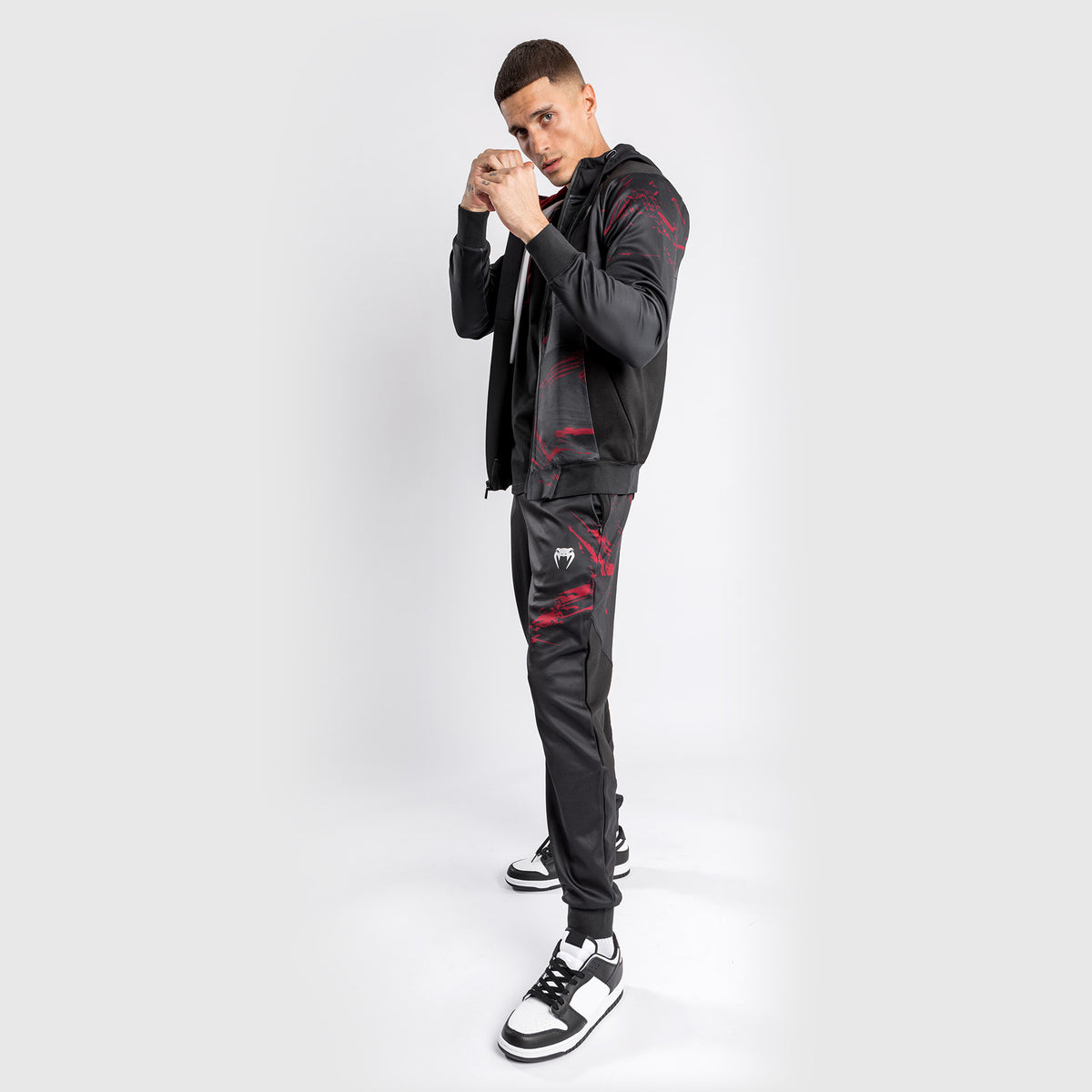 Veste à capuche pour Hommes UFC Venum Authentic Fight Week 2.0 - Noir/Rouge - product-type_Vestes