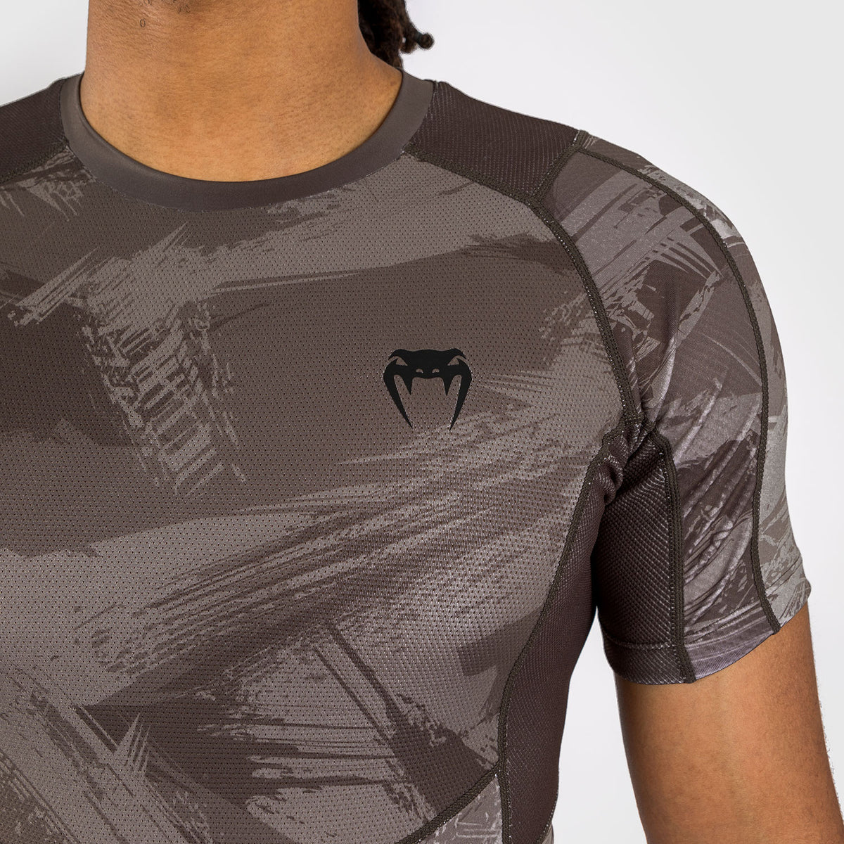 Rashguard à manches courtes Venum Electron 3.0 - Sable - product-type_T-Shirts de Compression