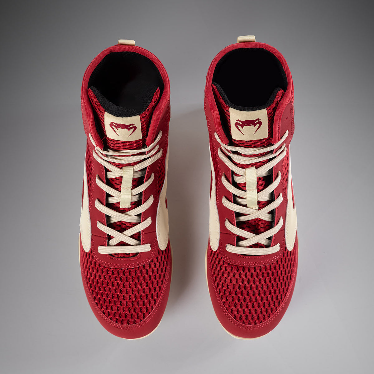 Chaussures de Boxe Venum Contender - Rouge Rubis/Ivoire - product-type_Chaussures de boxe