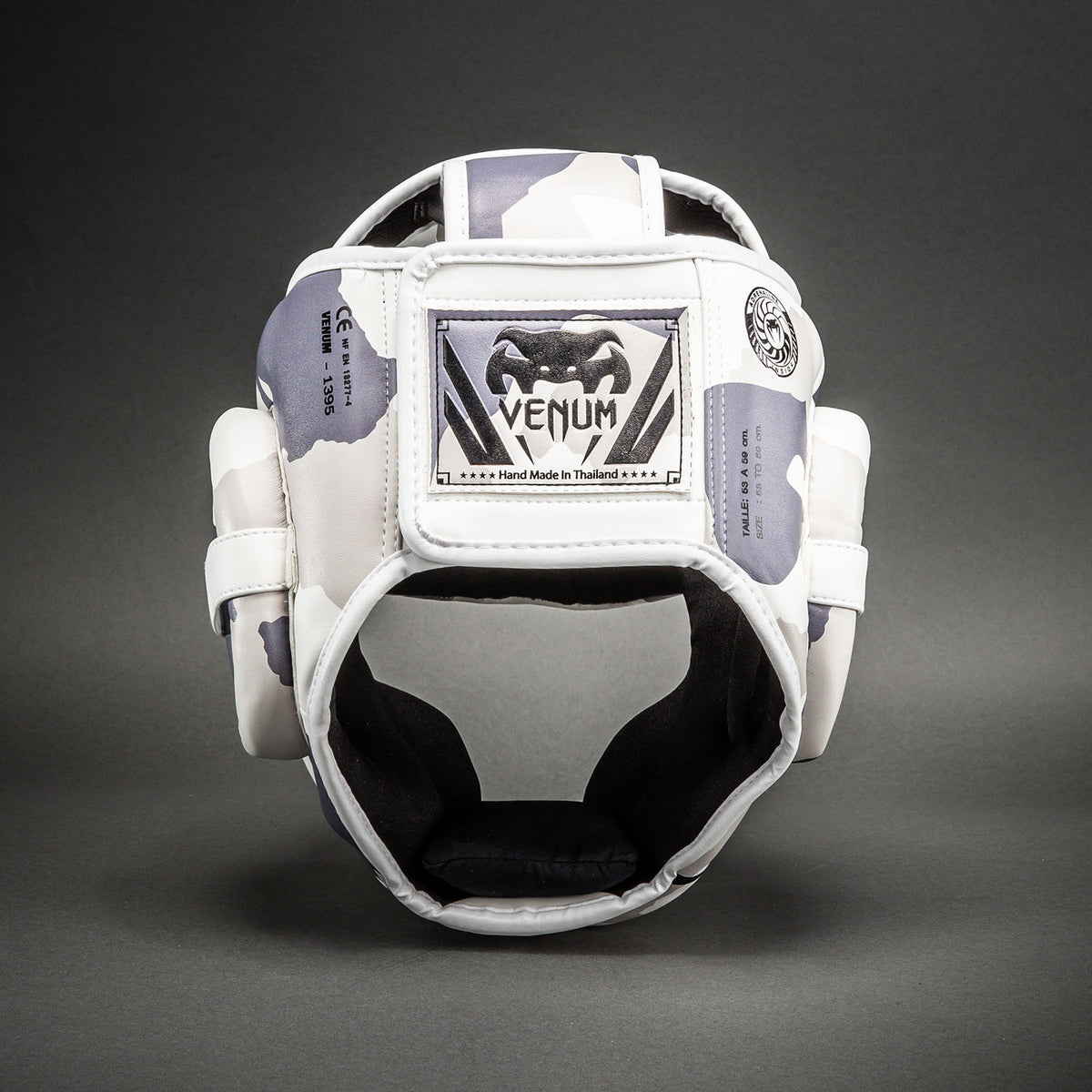 Casque de protection Venum Elite Camo – Blanc/Gris Clair - product-type_Casques de boxe