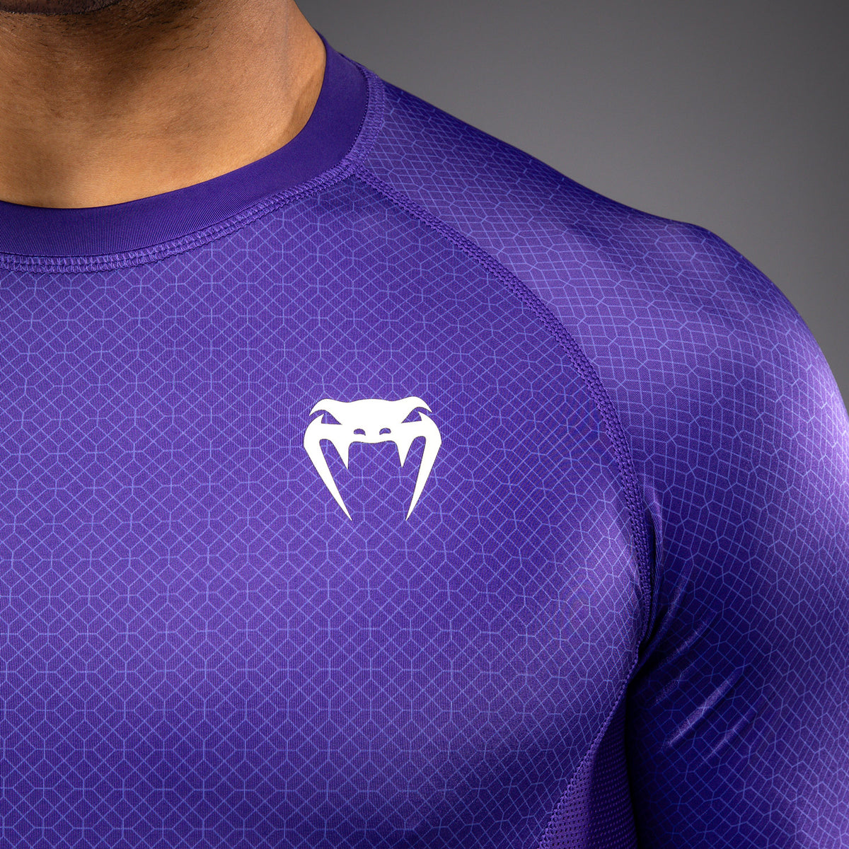 Rashguard à Manches Courtes Venum x Roger Gracie Academy - Violet - product-type_T-Shirts de Compression