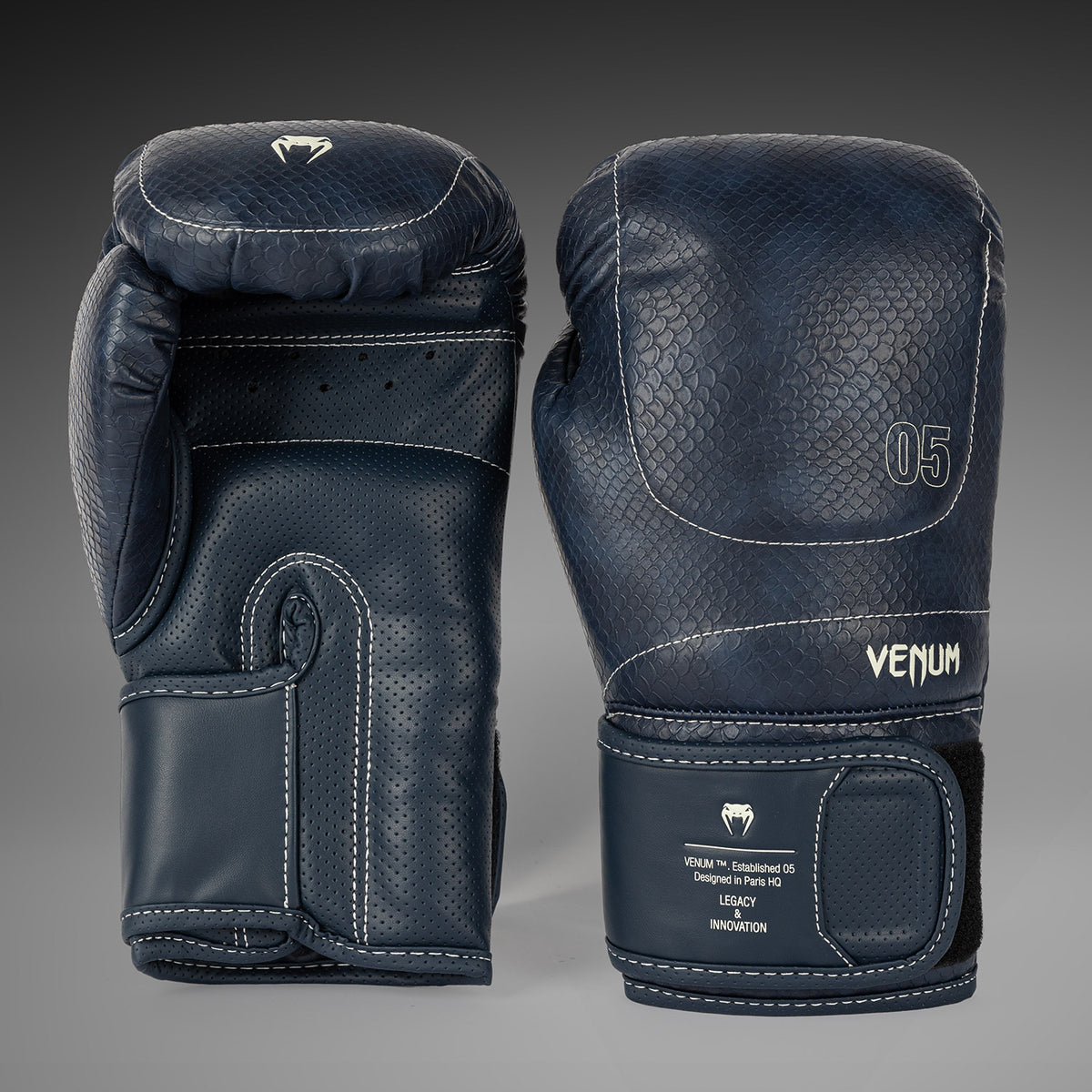 Gants de Boxe Venum Impact Evo Scales – Bleu Minuit - product-type_Gants de boxe