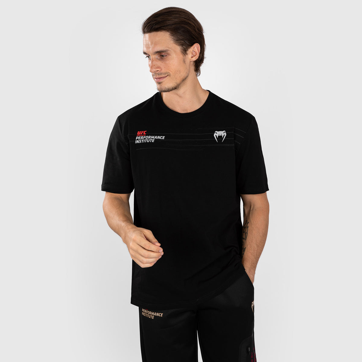 T-Shirt Homme UFC Venum Performance Institute 2.0 - Noir/Rouge - product-type_T-Shirts