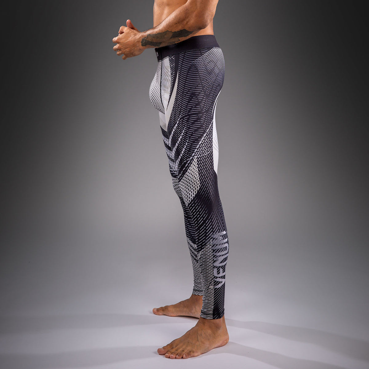 Pantalon de compression Venum Galactic 3.0 - Blanc Cassé/Noir - product-type_Pantalons de Compression