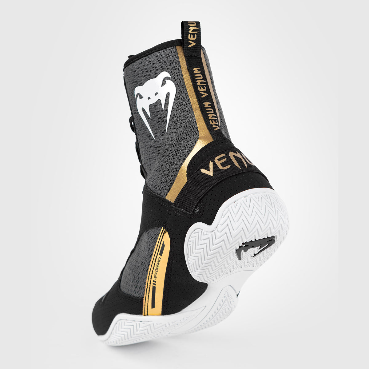 Chaussures de boxe Venum Elite - Noir/Blanc/Or - product-type_Chaussures de boxe