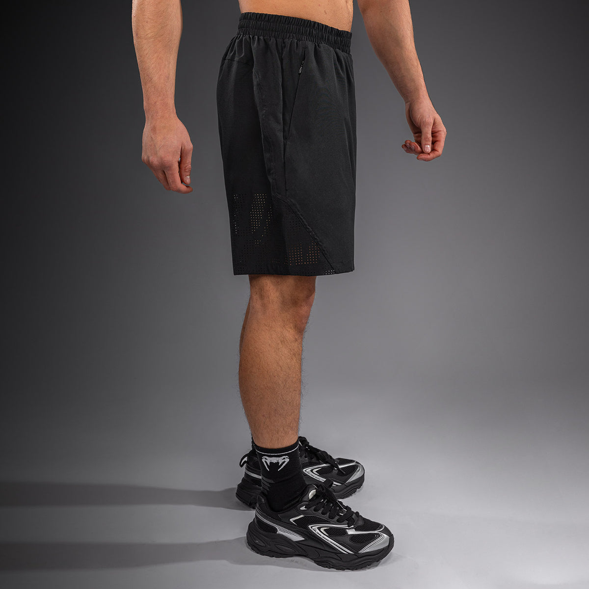 Short d’Entraînement Venum Lazer - Noir/Gris - product-type_Shorts de training