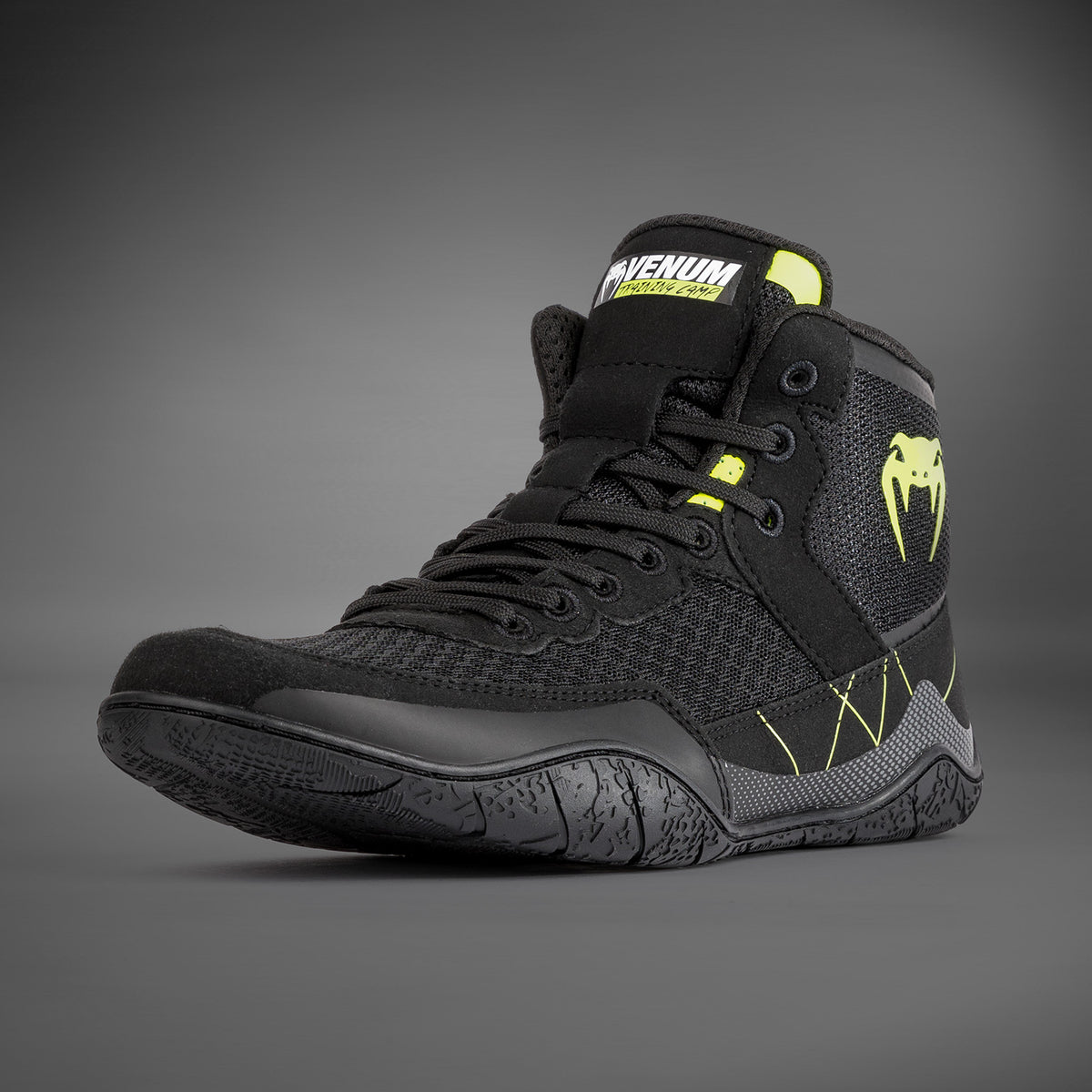Chaussures de lutte Venum Training Camp 4.0 - Noir/Vert Néon - product-type_chaussures de lutte