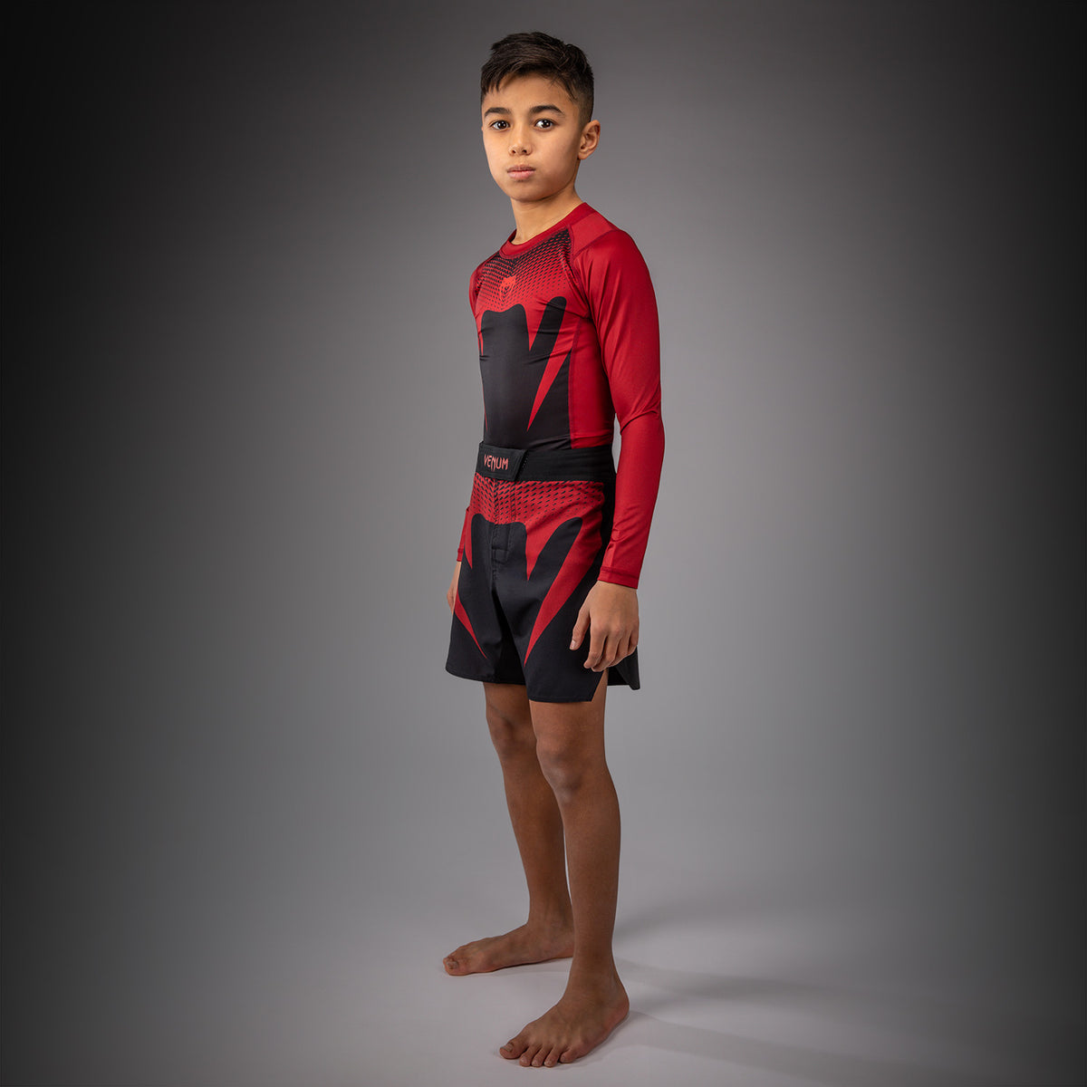 Short de Combat Pour Enfant Venum Attack - Noir/Rouge - product-type_Shorts de MMA