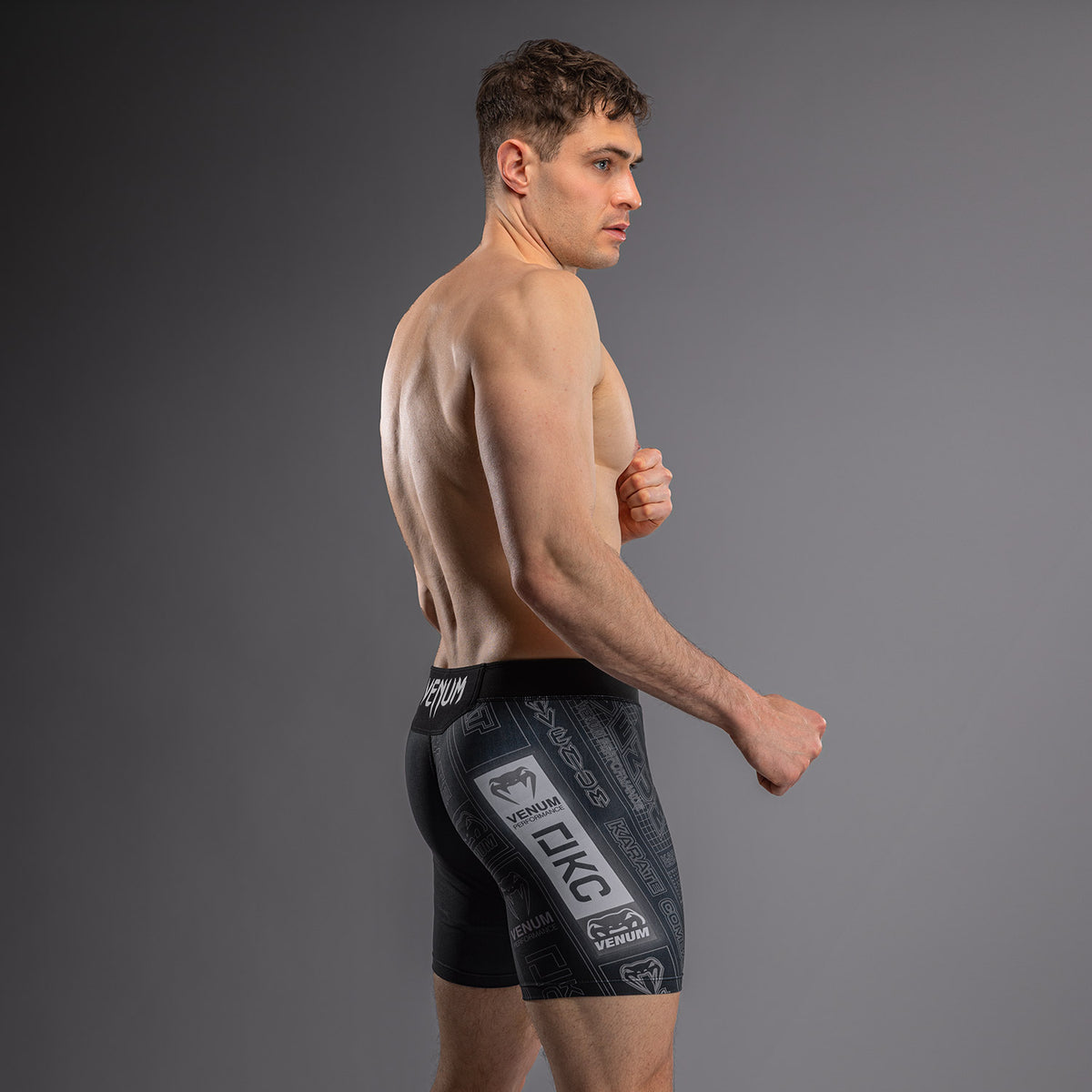 Short de Compression Karate Combat by Venum – Noir/Gris - product-type_Shorts de compression