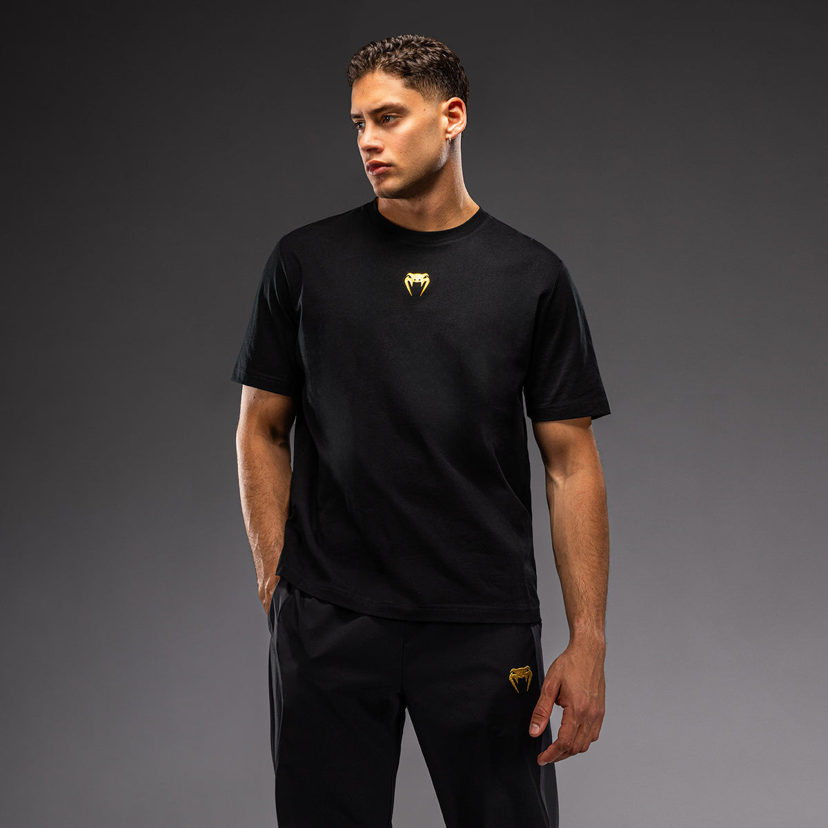 T-shirt en coton Venum Essential - Noir/Or - product-type_T-Shirts
