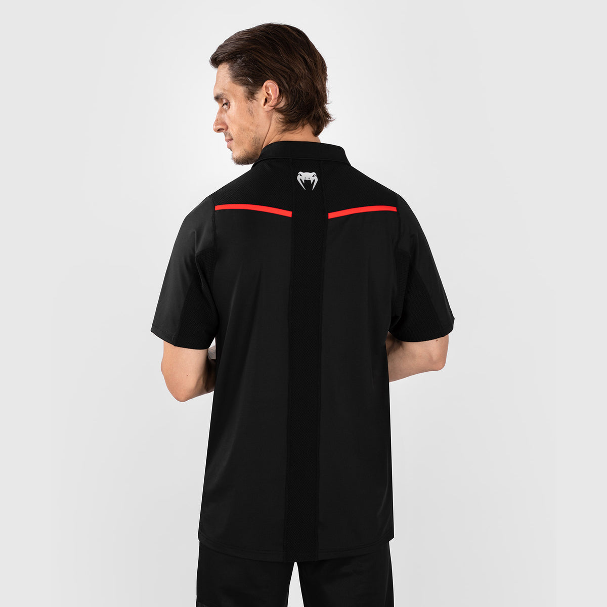 Polo pour Hommes UFC Venum Performance Institute 2.0 - Noir/Rouge - product-type_Polos