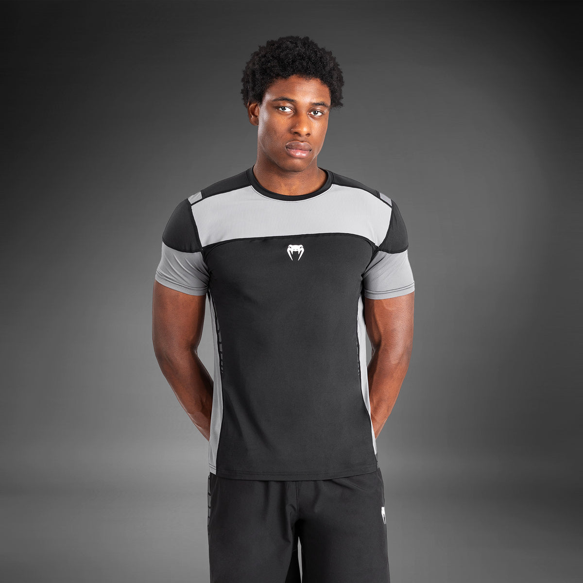 T-shirt Dry-Tech pour Hommes Venum Tempest - Noir/Gris - product-type_T-Shirts Dry Tech