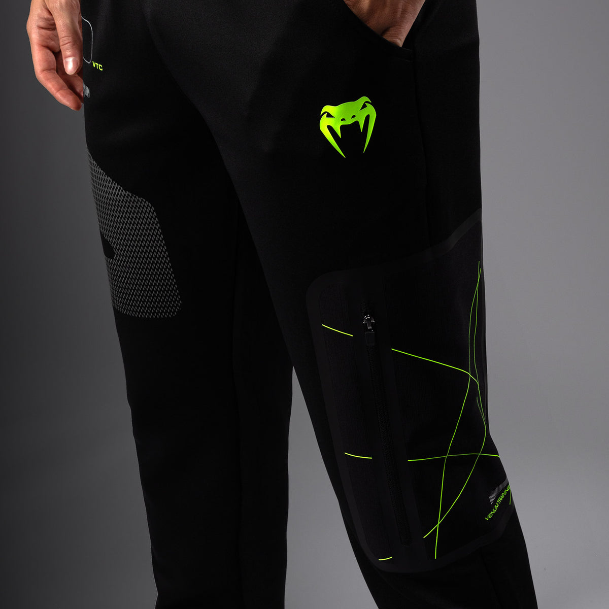 Jogging Venum Training Camp 4.0 - Noir/Vert Fluo - product-type_Pantalons de jogging