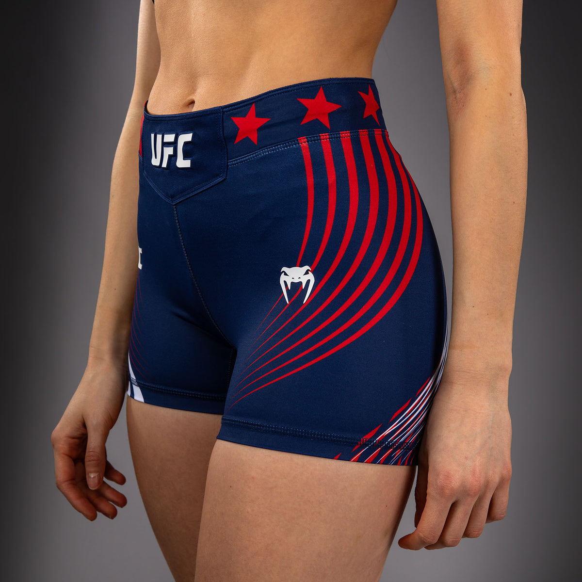 Official UFC Freedom 250 by Venum Authentic Short Vale Tudo coupe courte pour femme - Bleu - product-type_Shorts de compression
