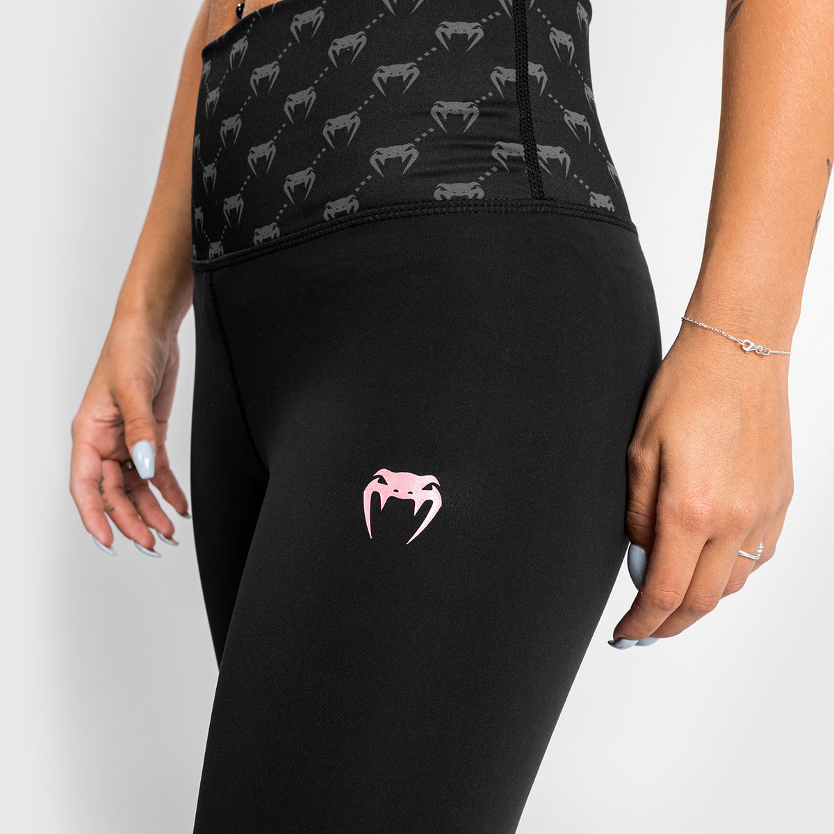 Legging 7/8 Venum Monogram - Pour Femme - Noir/Or Rose - product-type_Leggings