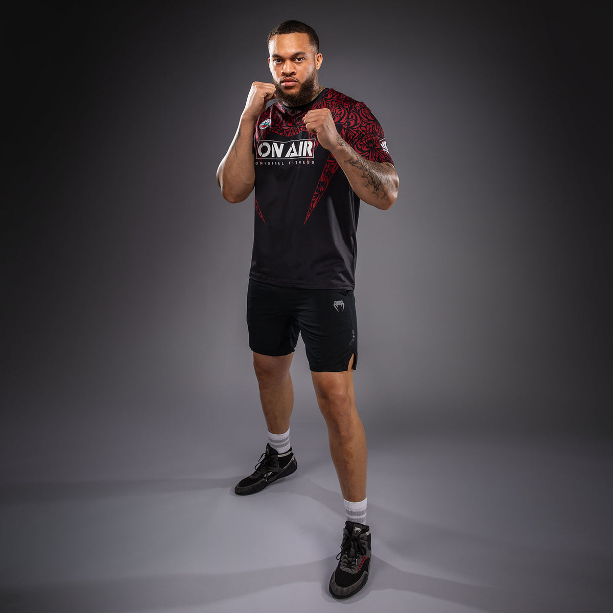 T-shirt Dry Tech Venum Bulgarian Top Team (BTT) – Noir/Rouge - product-type_T-Shirts Dry Tech