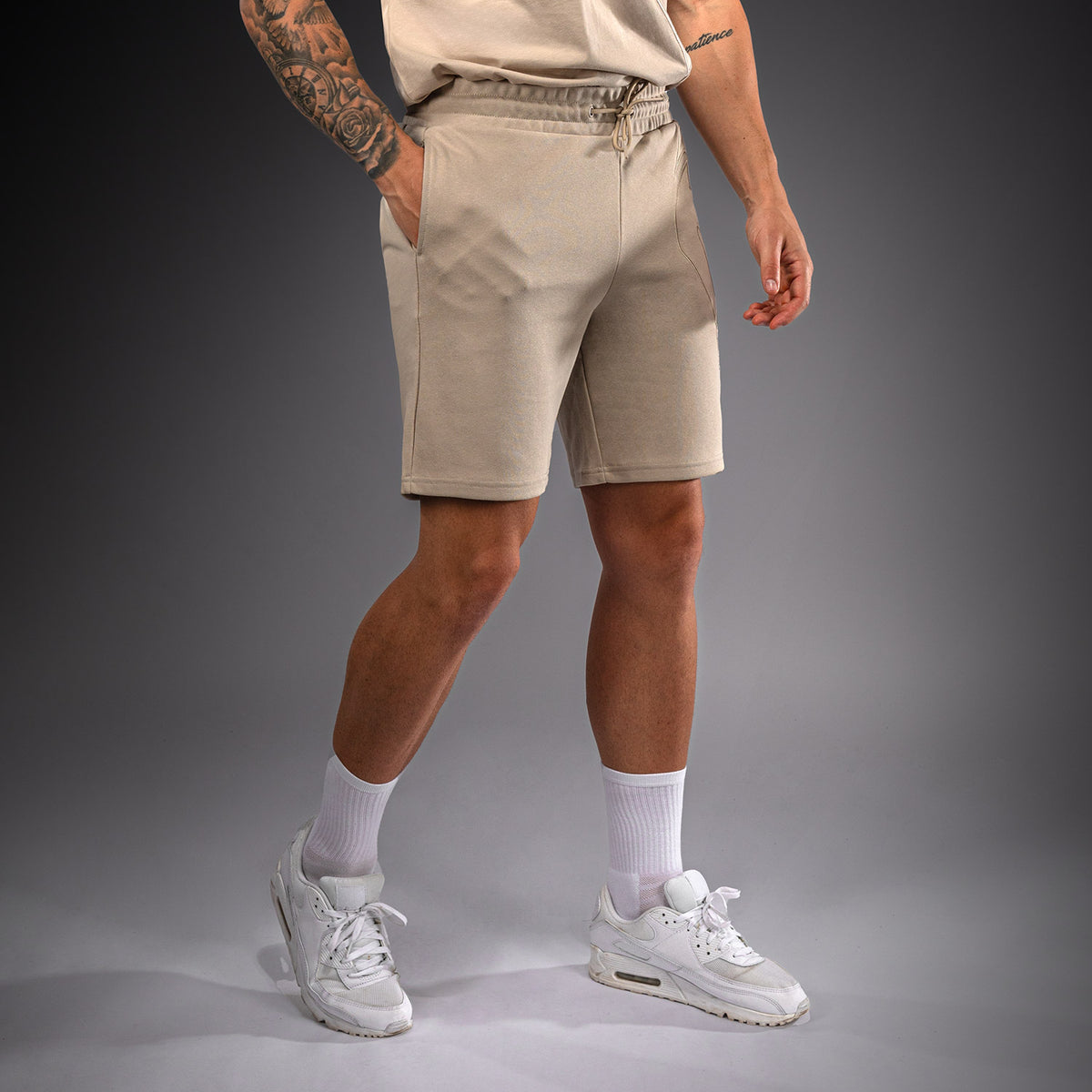 Short en Coton Venum Giant 3D – Beige - product-type_Shorts en Coton