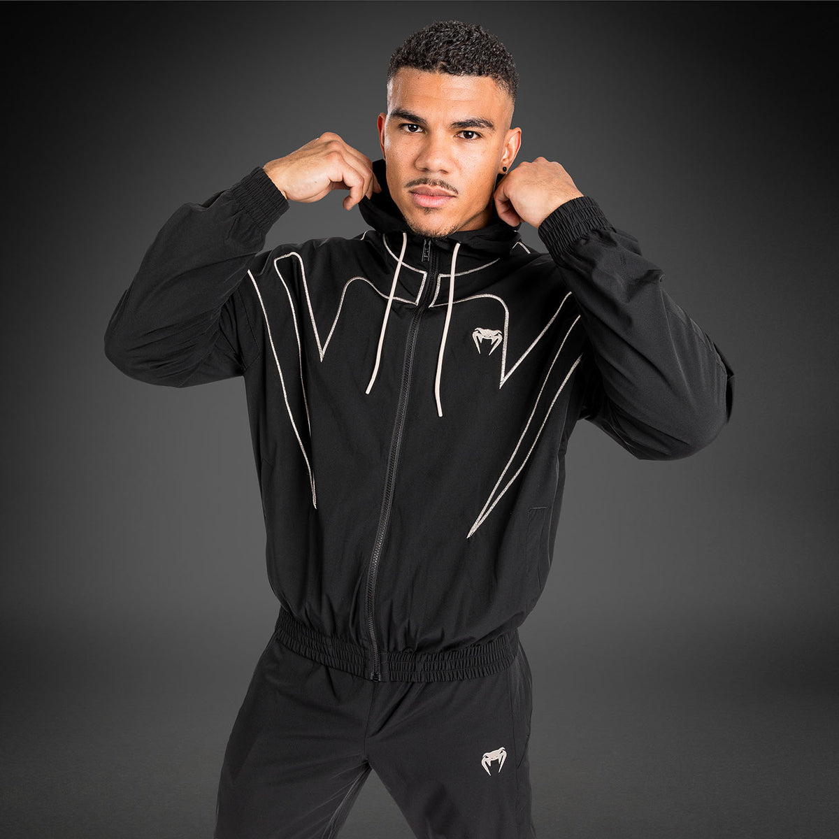 Veste de survêtement Venum Attack 90 - Noir/Blanc - product-type_Vestes