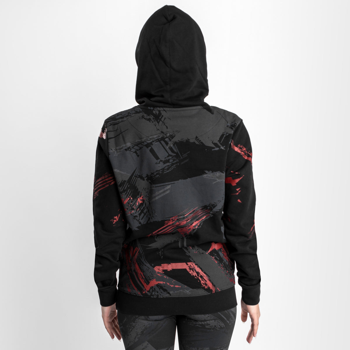 Sweatshirt à capuche pour Femmes UFC Venum Authentic Fight Week 2.0 - Noir/Rouge - product-type_Sweatshirts