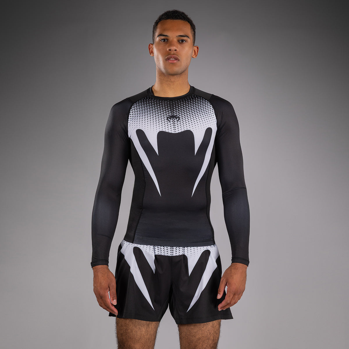 Rashguard Venum No Gi - Noir/Blanc - product-type_T-Shirts de Compression