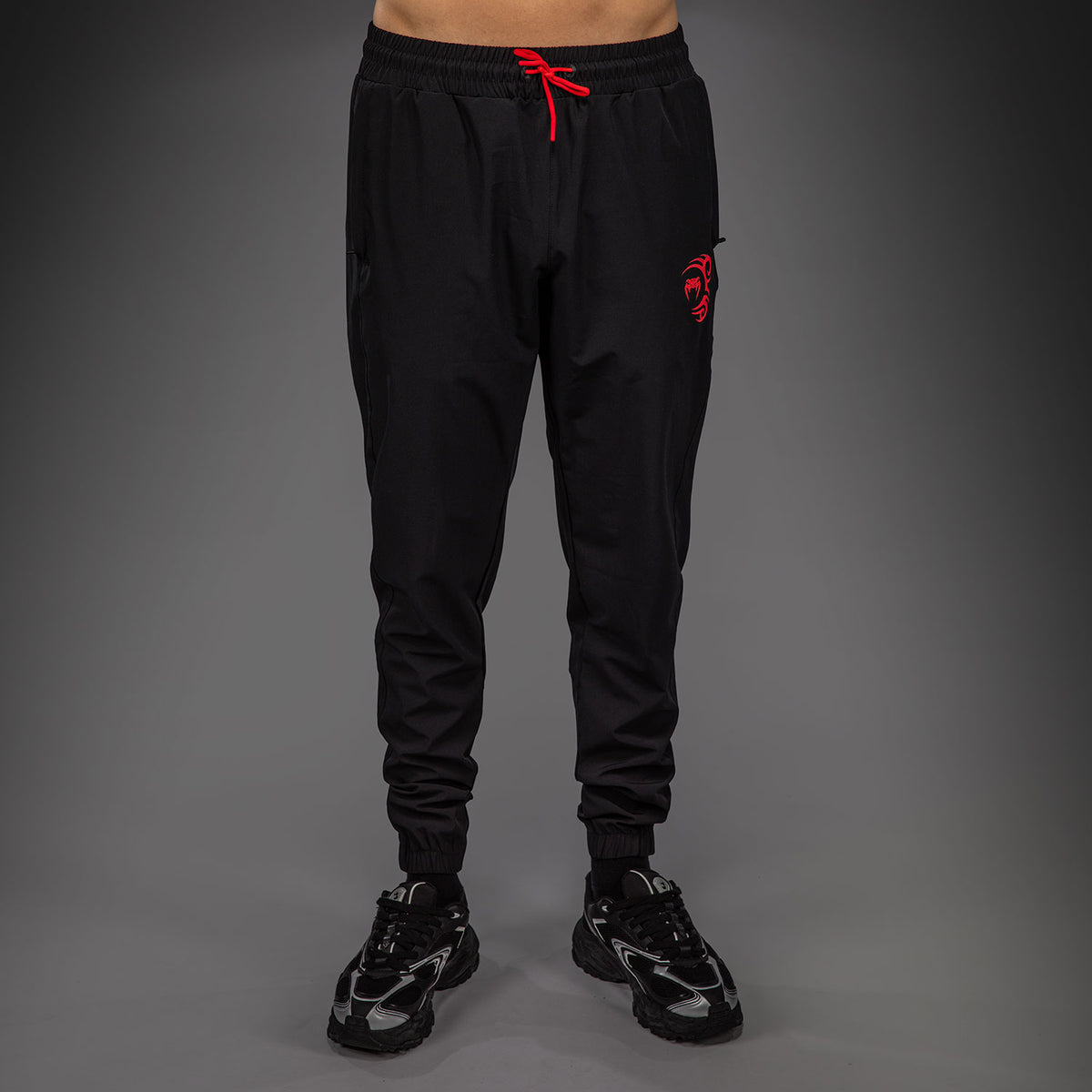 Jogging Venum x Mike Tyson Tiger - Noir profond/Rouge intense - product-type_Pantalons de jogging