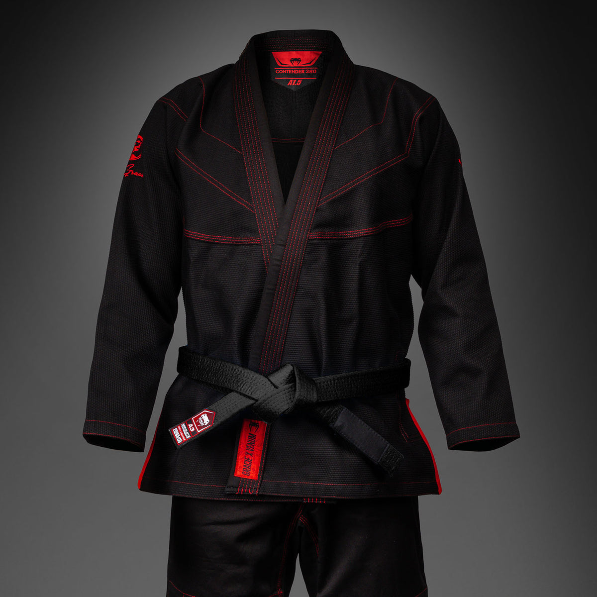 Kimono de JJB Venum x Roger Gracie Signature - Noir/Rouge - product-type_Kimonos de JJB