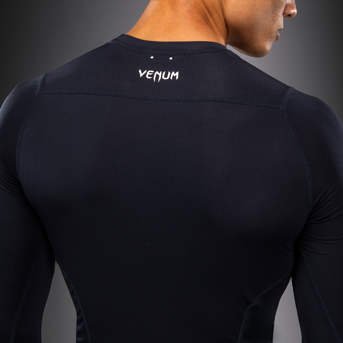 Rashguard à Manches Longues Venum G-Core - Bleu Marine/Blanc - product-type_T-Shirts de Compression