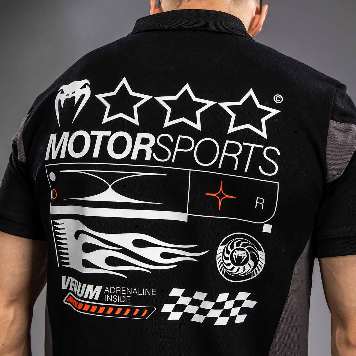 Polo en Coton Venum Motorsports - Noir Profond - product-type_Polos