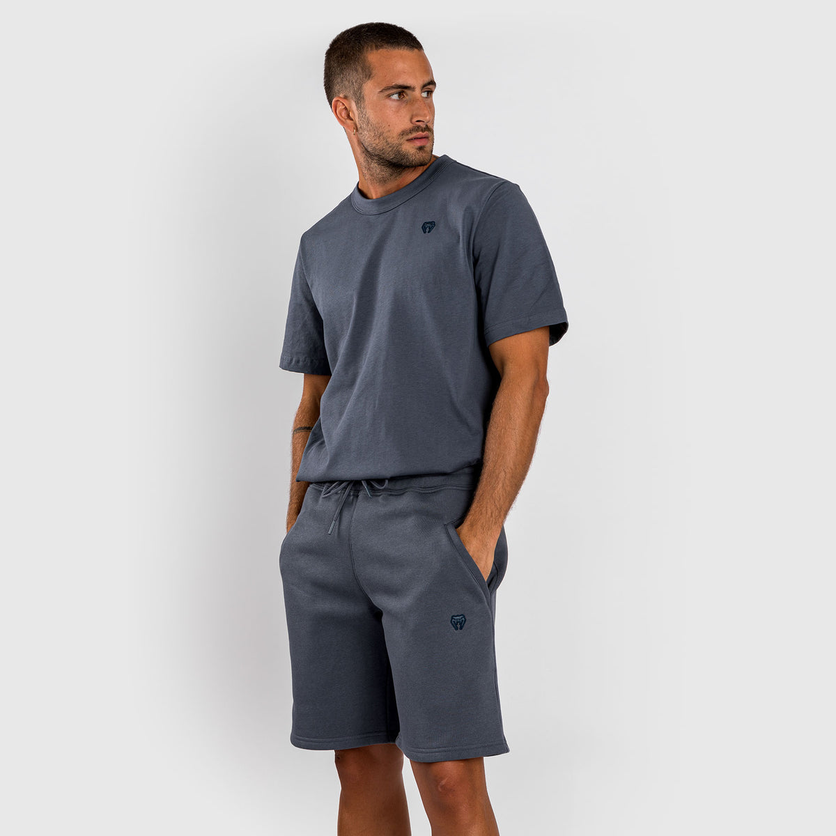 Short en coton Venum Silent Power - Bleu marine - product-type_Shorts en Coton