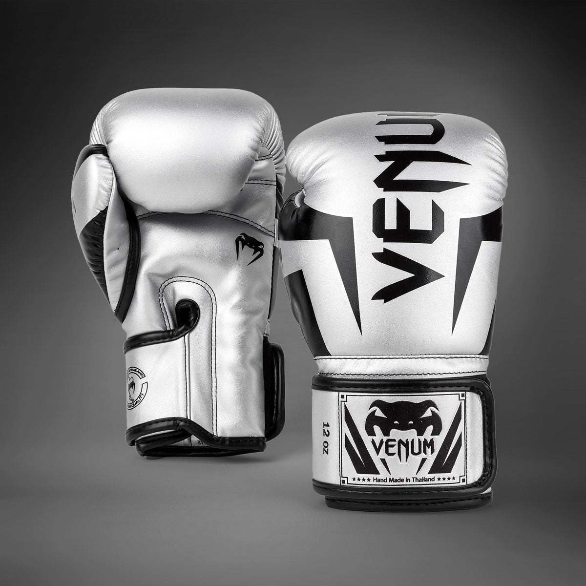 Gants de boxe Venum Elite - Argent/Noir - product-type_Gants de boxe