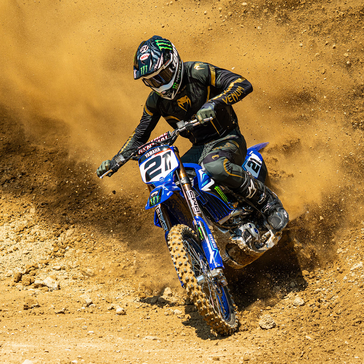 Maillot de Motocross Venum MX Challenger - Noir/Vert/Or - product-type_Maillot Motocross