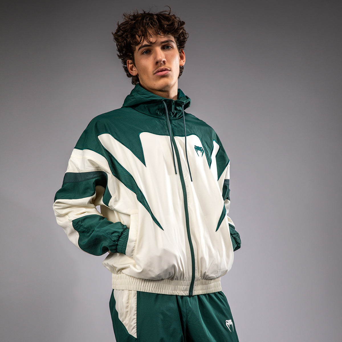 Veste de survêtement Venum Attack 90 - Vert forêt/Glace - product-type_Vestes