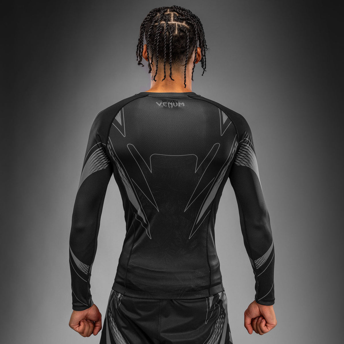 Rashguard à manches longues Venum Amazonia Reborn - Noir/Gris - product-type_T-Shirts de Compression