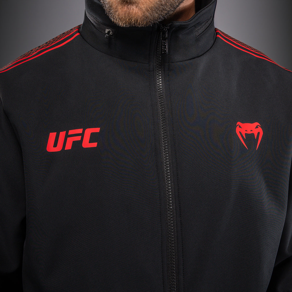 Sweat à Capuche Zippé pour Homme Venum UFC Unity by Venum Authentic Fight Week - Noir - product-type_Vestes
