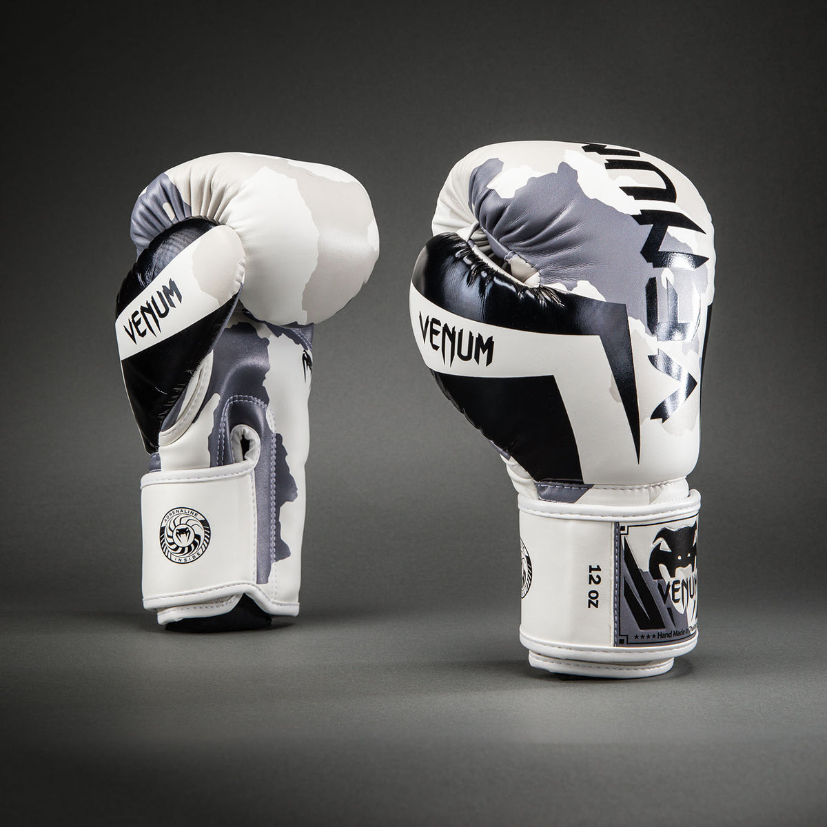 Gants de Boxe Venum Elite Camo - Blanc/Gris Clair - product-type_Gants de boxe