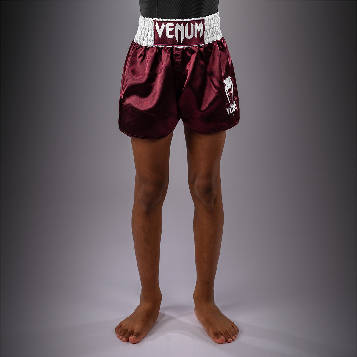 Short de Muay Thaï Venum Classic pour Enfant – Bordeaux - product-type_Shorts de Muay Thai