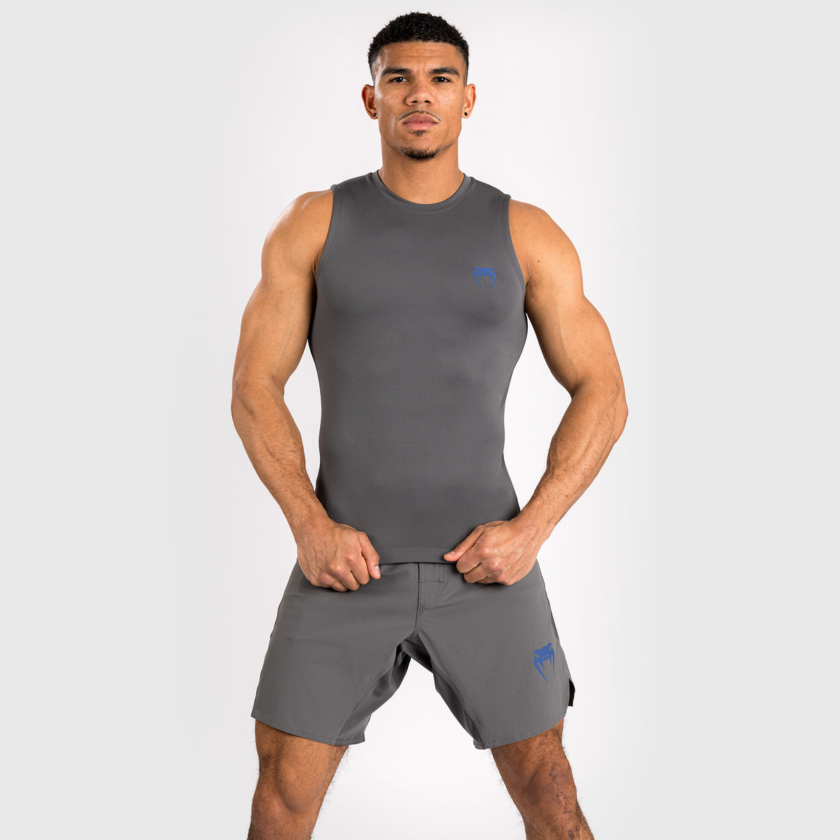 Rashguard sans manches pour hommes Venum Contender - Gris - product-type_T-Shirts de Compression