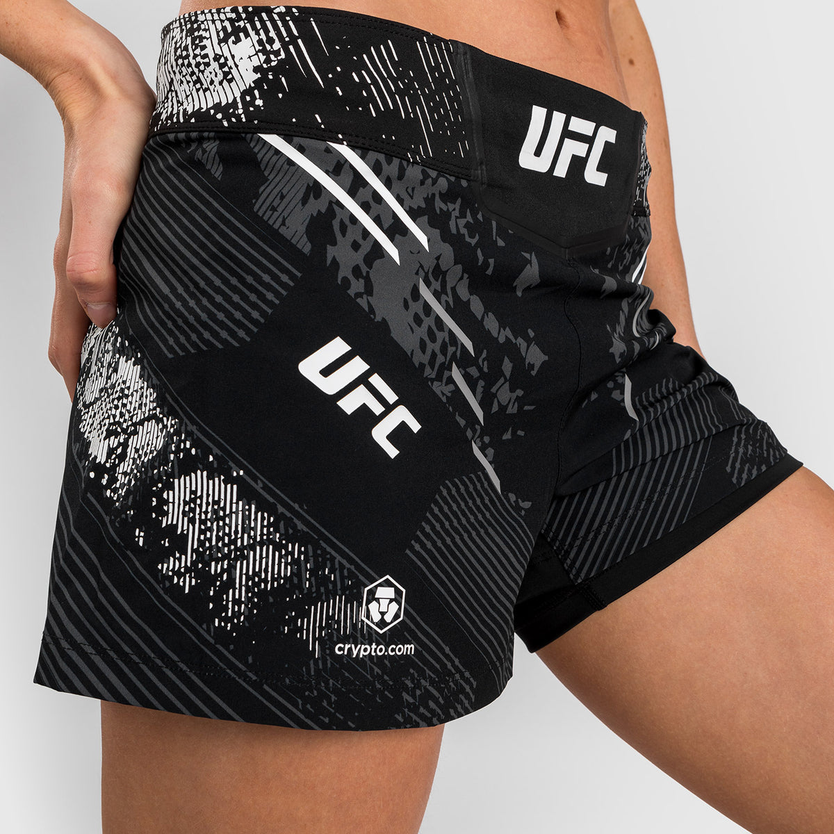 Short de Combat pour Femmes UFC Adrenaline by Venum Authentic Fight Night - Blanc - product-type_Shorts de MMA
