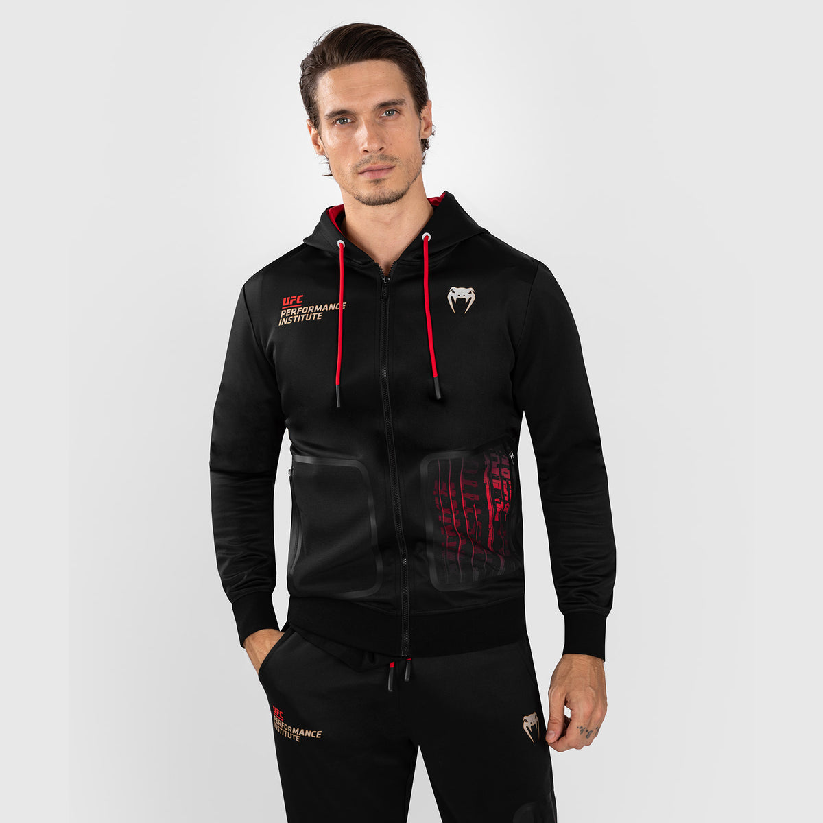 Sweatshirt à capuche UFC Venum Performance Institute 2.0 - Noir/Rouge - product-type_Vestes