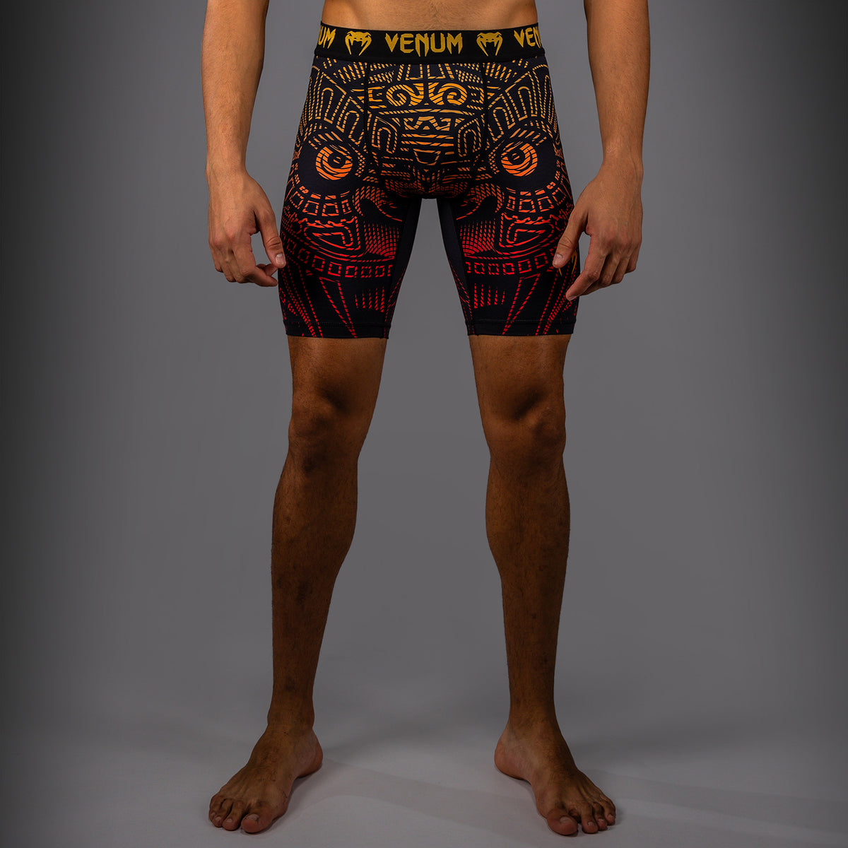Short de Compression Venum Quetzal Fury - Noir/Rouge Fury/Mandarine - product-type_Shorts de compression