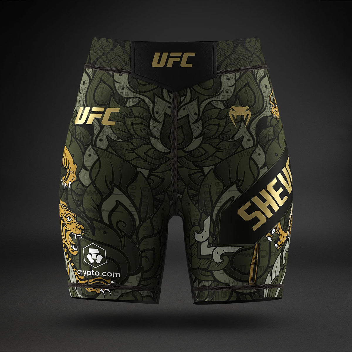 Short de compression pour Femmes UFC Unrivaled by Venum Valentina Shevchenko - Vert - product-type_Shorts de compression