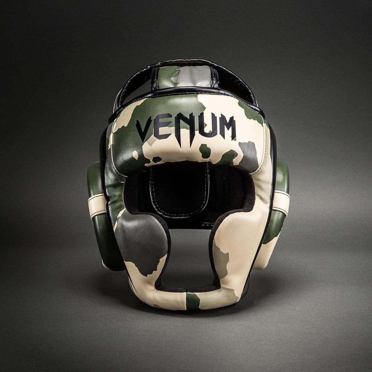 Casque de protection Venum Elite Camo – Kaki/Blanc Cassé - product-type_Casques de boxe