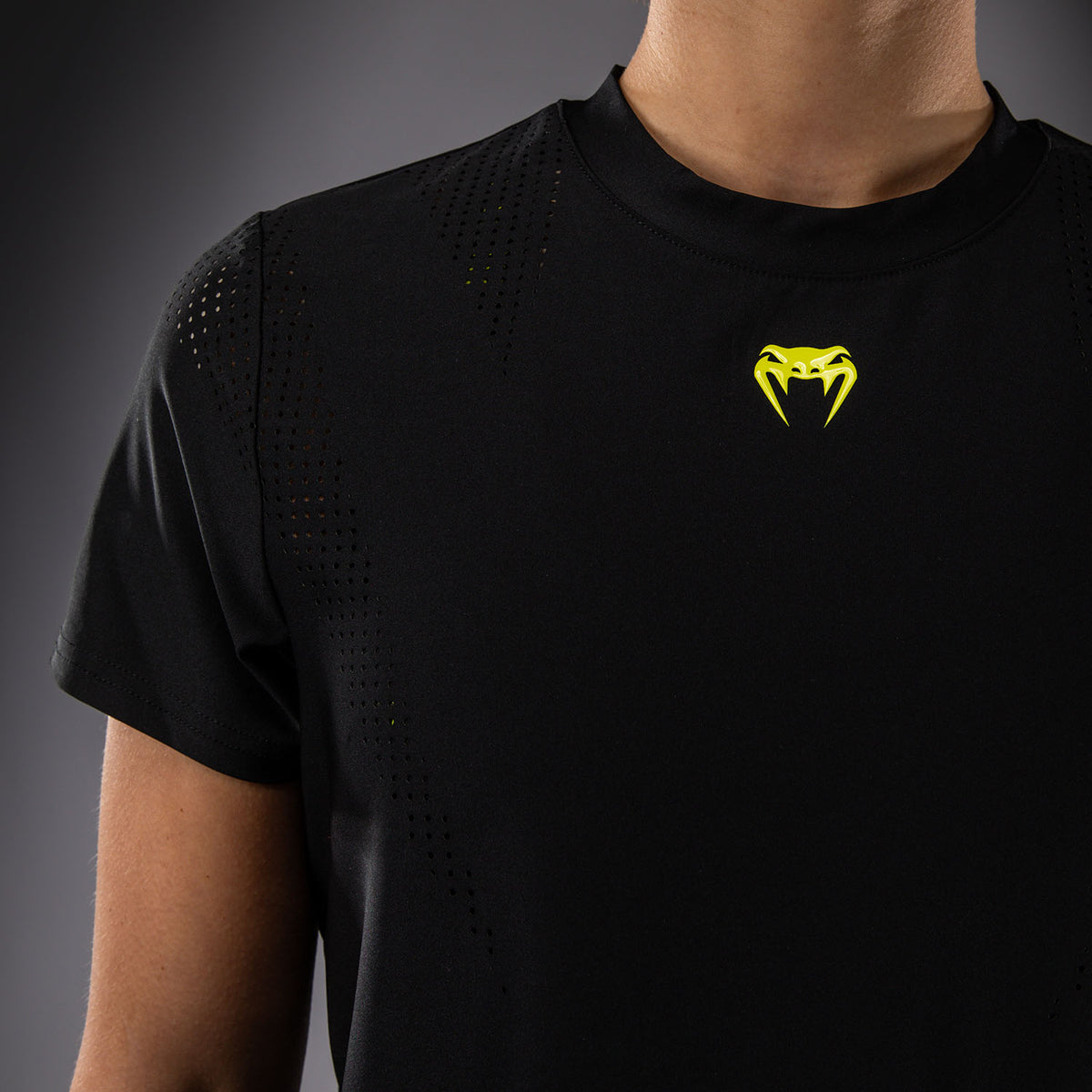 T-shirt Dry Tech Pour Femme Venum Lazer - Noir/Jaune - product-type_T-Shirts Dry Tech