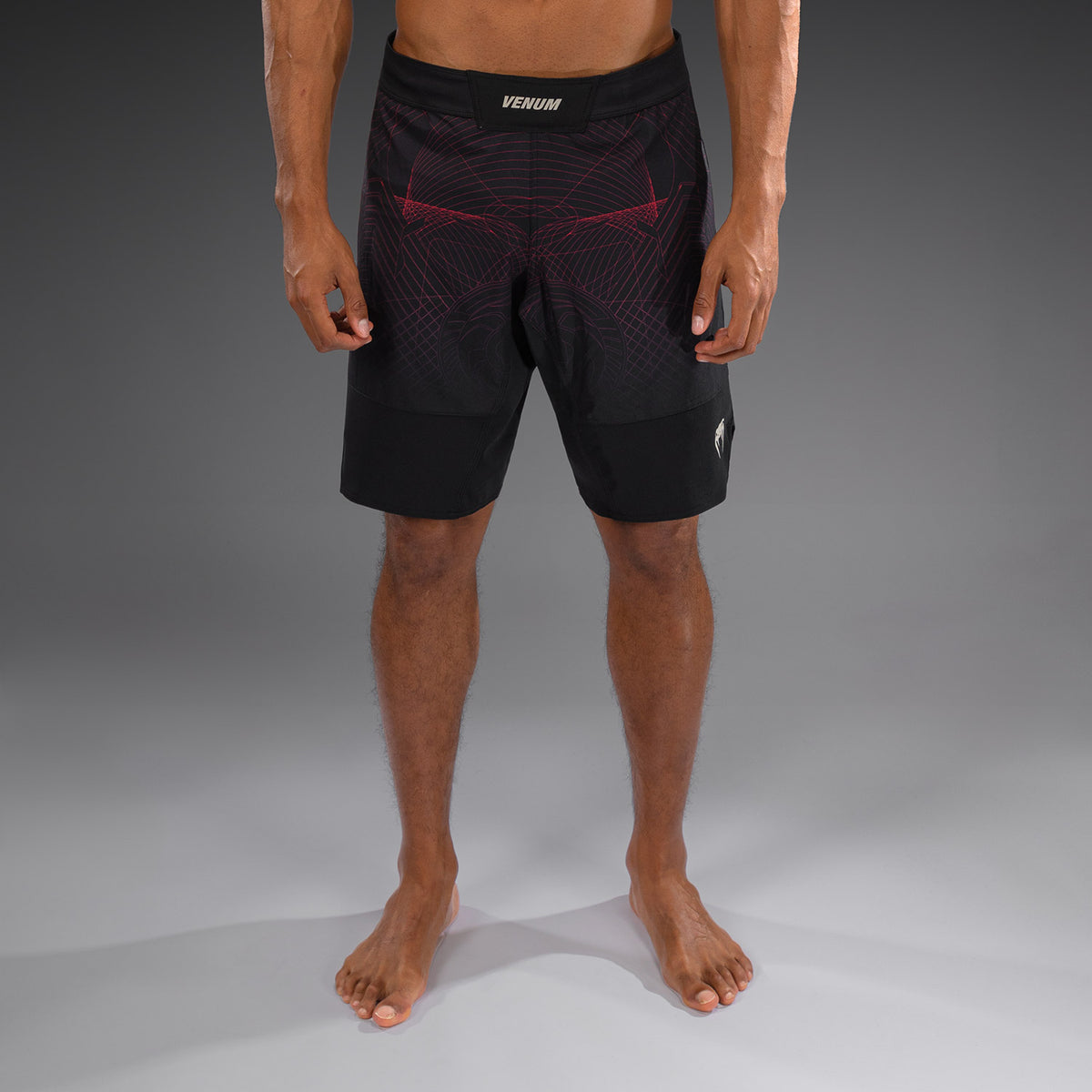 Short de Combat Venum G-Fit Air pour Hommes - Noir Profond/Rouge Feu - product-type_Shorts de MMA