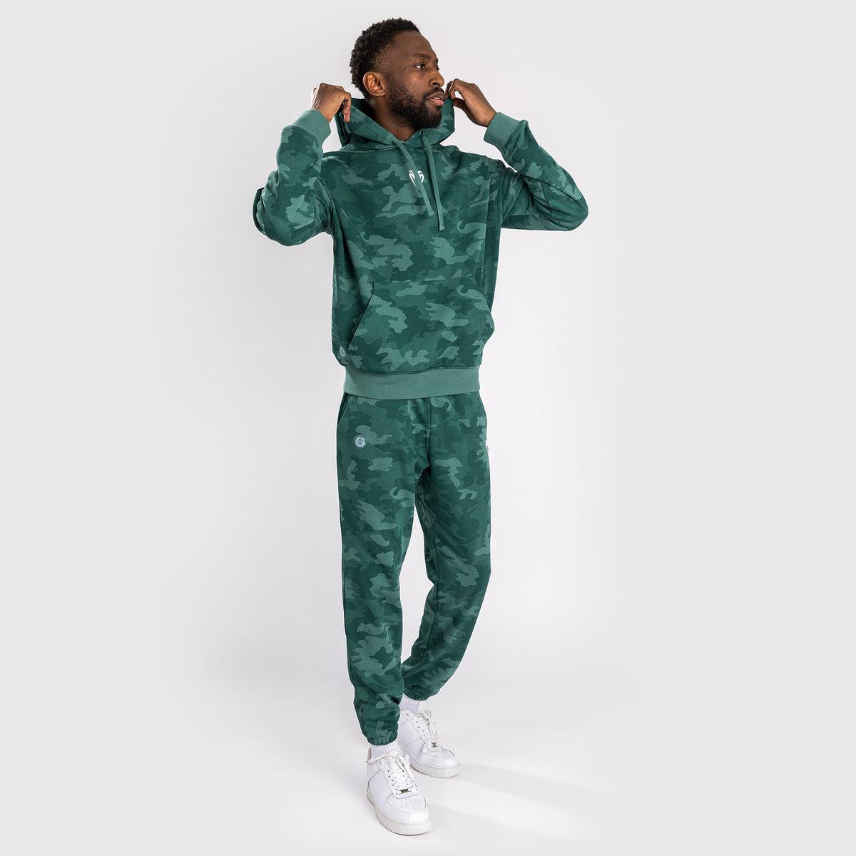 Sweat À Capuche pour Hommes Venum Vortex XL - Camouflage Turquoise - product-type_Sweatshirts