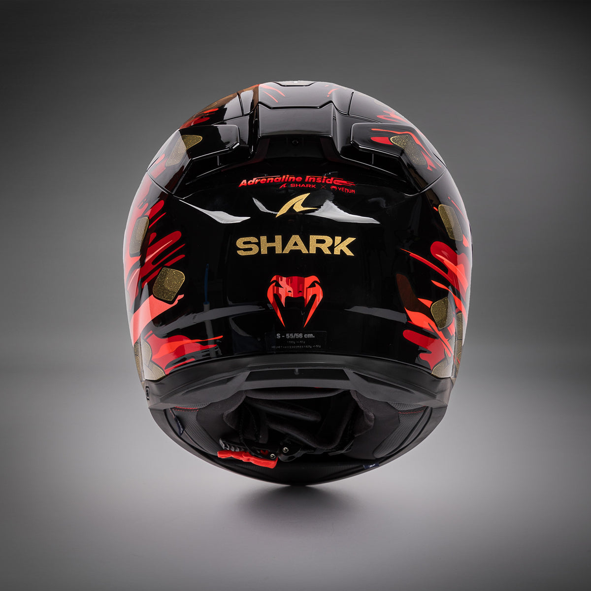 Casque de moto Venum x Shark SKWAL - Rouge/Or - product-type_Casque de Moto