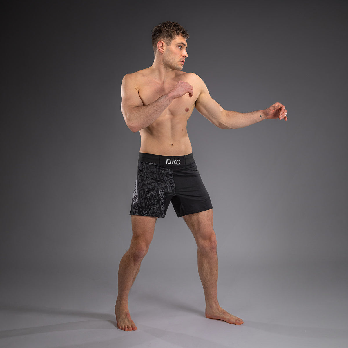 Short de Combat Karate Combat by Venum – Noir/Gris - product-type_Shorts de MMA