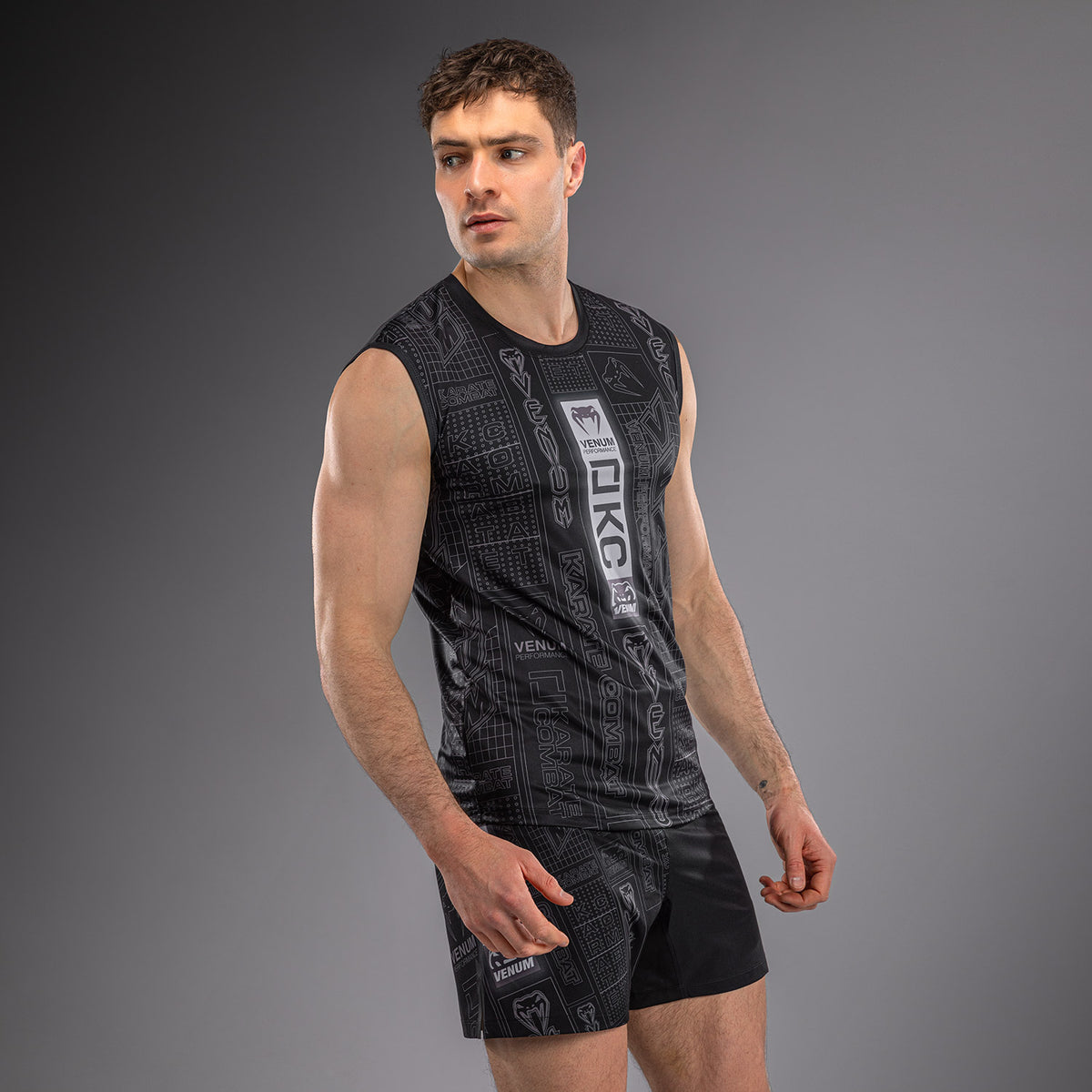 Débardeur Dry Tech Karate Combat by Venum – Noir/Gris - product-type_T-Shirts Dry Tech