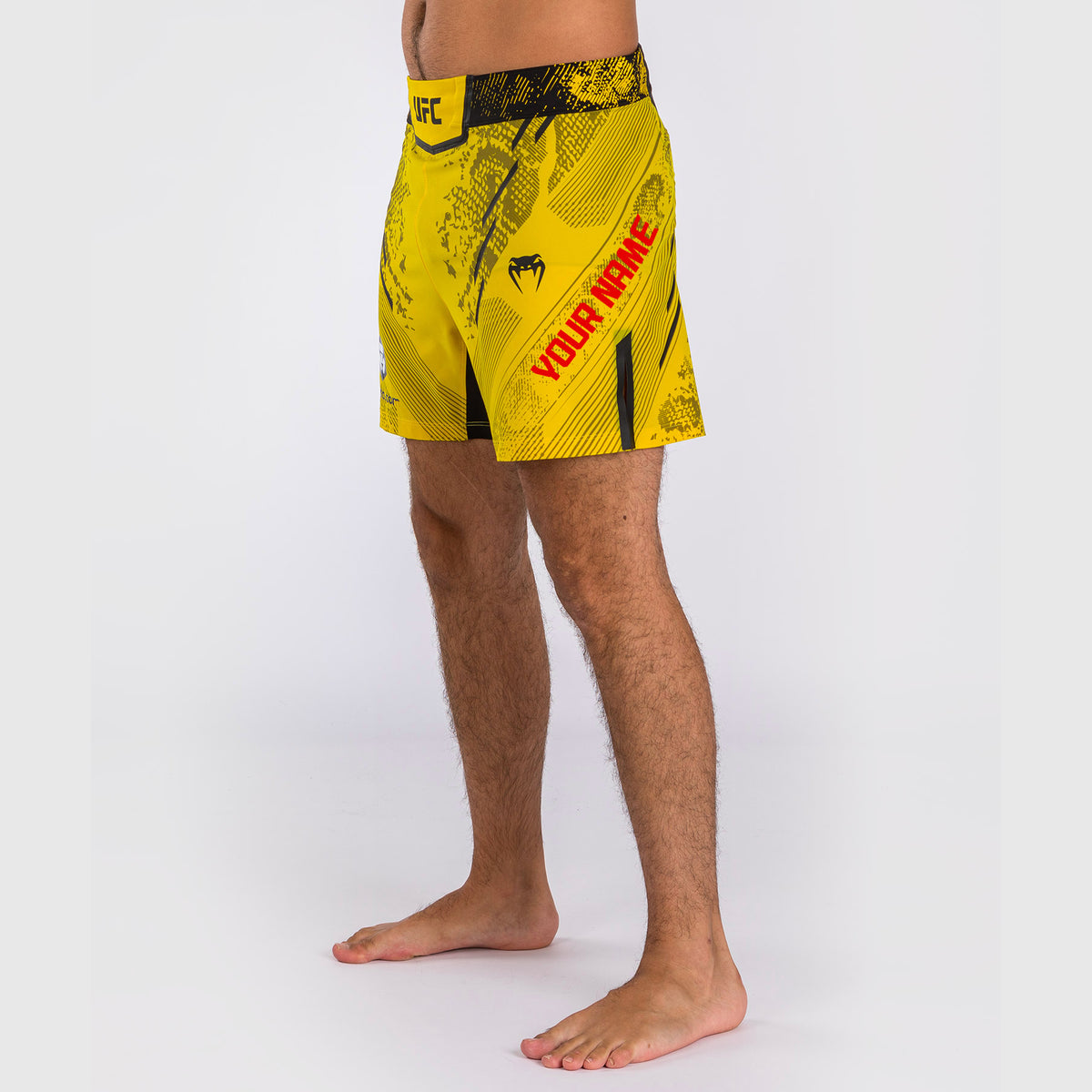 Short de combat personnalisé Coupe courte pour Hommes UFC Adrenaline by Venum Authentic Fight Night – Jaune - product-type_Shorts de MMA
